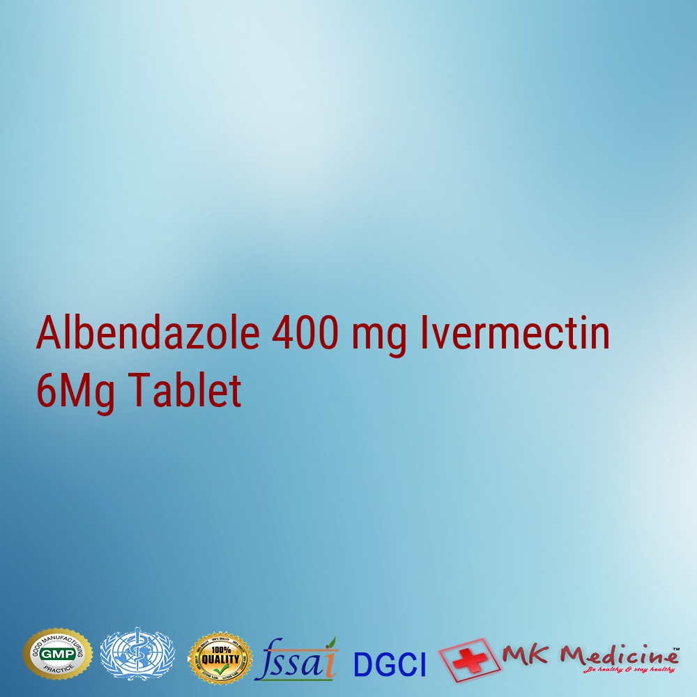 Albendazole 400 mg Ivermectin 6Mg Tablet