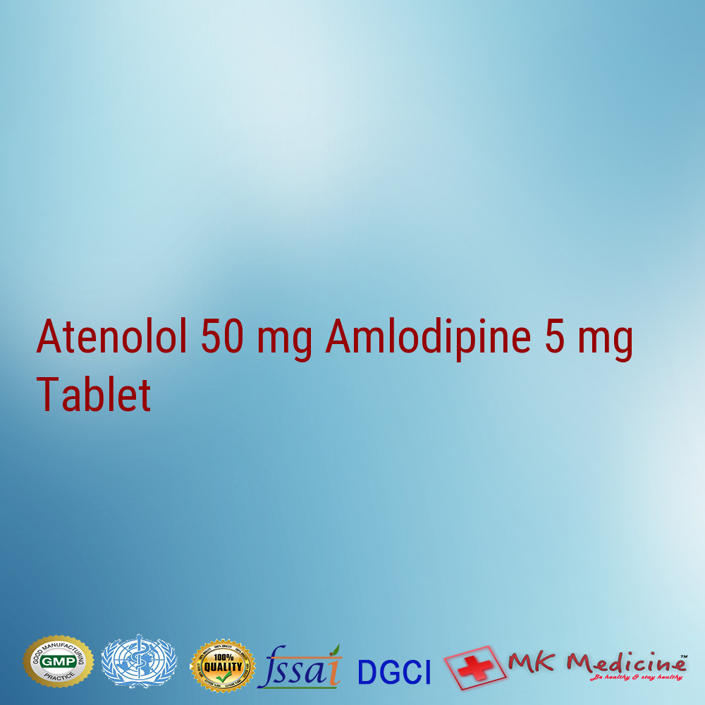 Atenolol 50 mg Amlodipine 5 mg Tablet