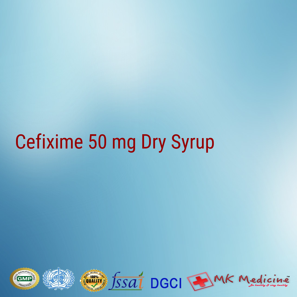Cefixime 50 mg Dry Syrup