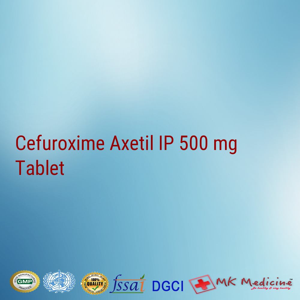 Cefuroxime Axetil IP 500 mg Tablet