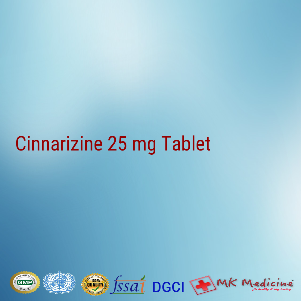 Cinnarizine 25 mg Tablet
