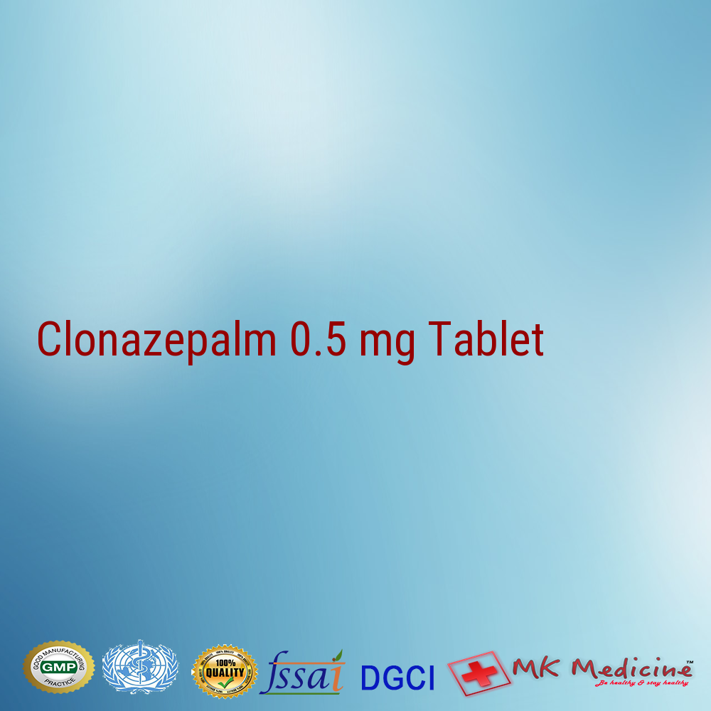 Clonazepalm 0.5 mg Tablet