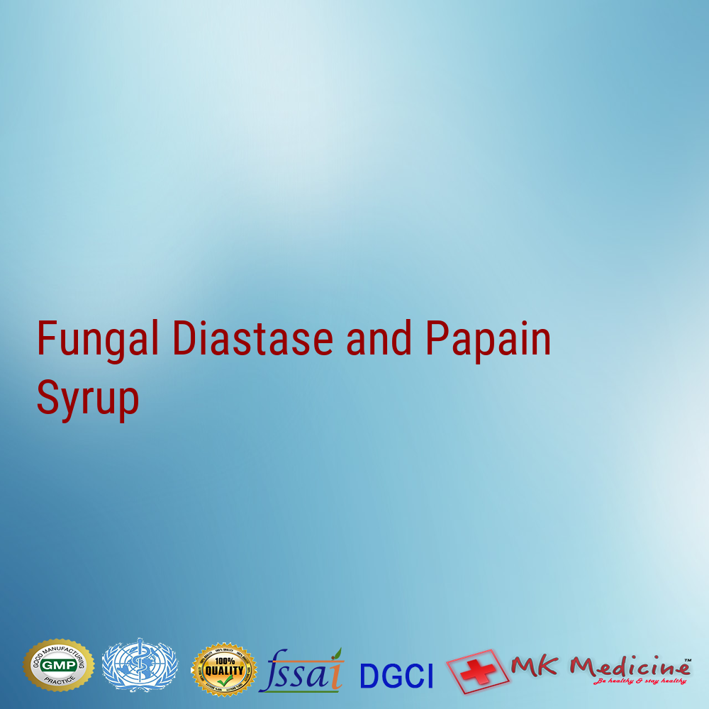 Fungal Diastase and Papain Syrup