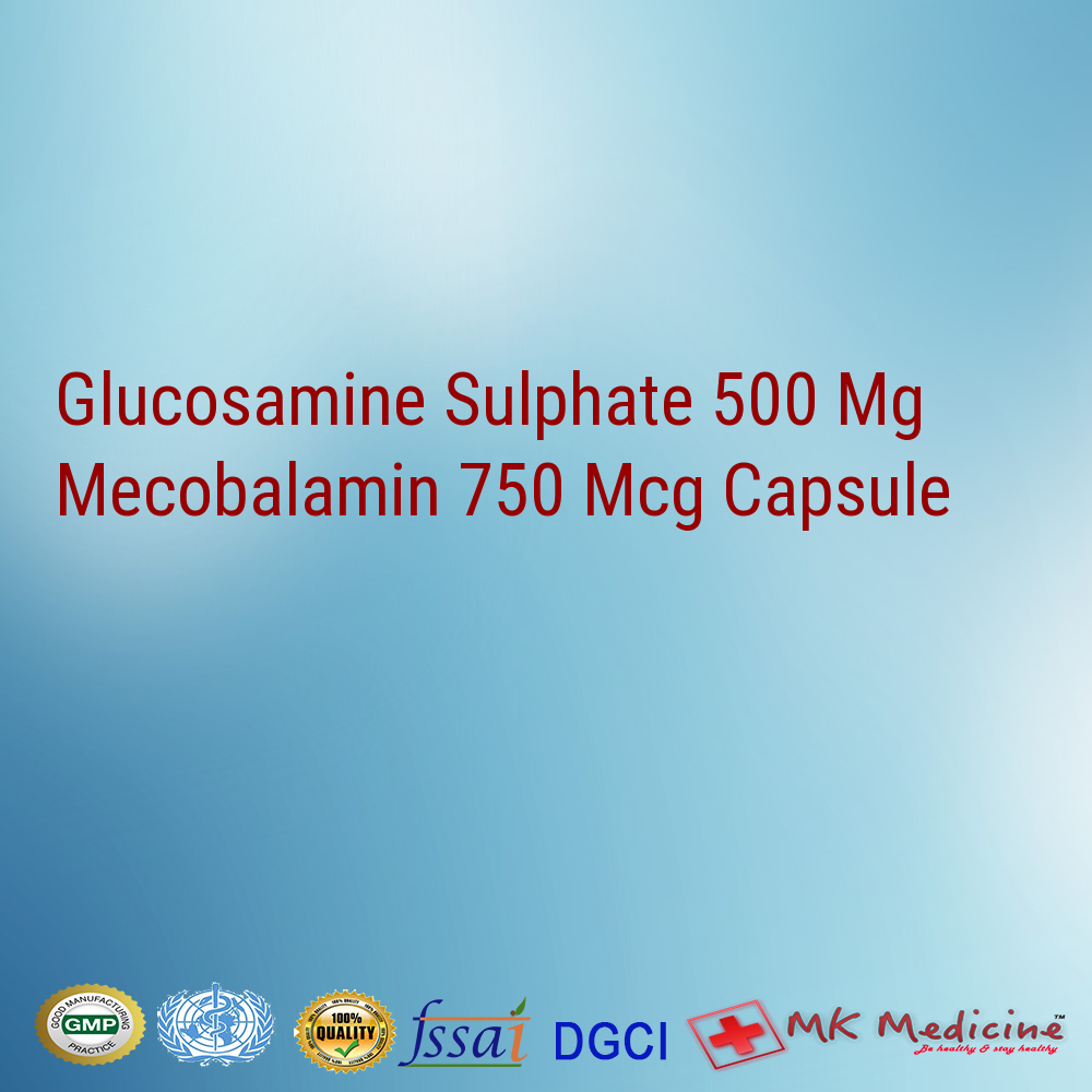 Glucosamine Sulphate 500 Mg Mecobalamin 750 Mcg Capsule