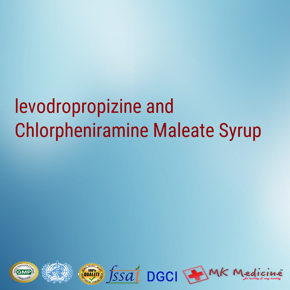 Levodropropizine (30mg/5ml) and Chlorpheniramine Maleate (2mg/5ml) Syrup