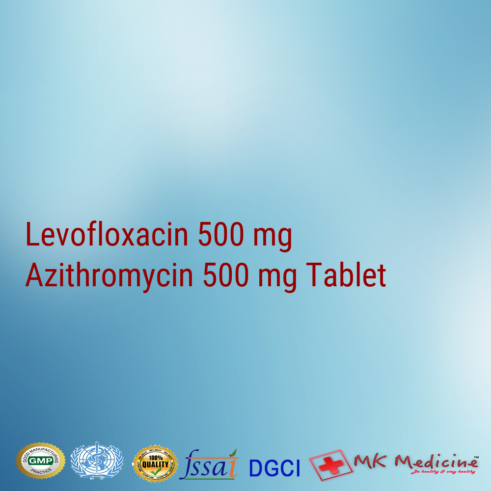 Levofloxacin 500 mg azithromycin 500 mg tablet for pcd franchise
