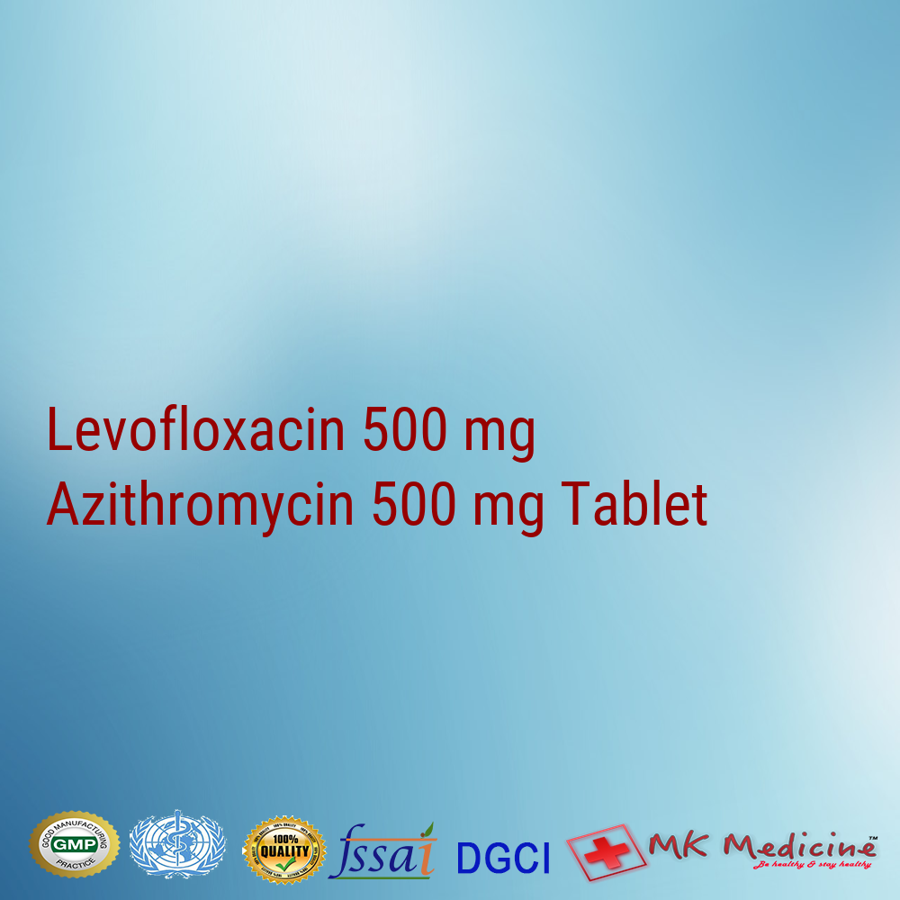Levofloxacin 500 mg  Azithromycin 500 mg Tablet