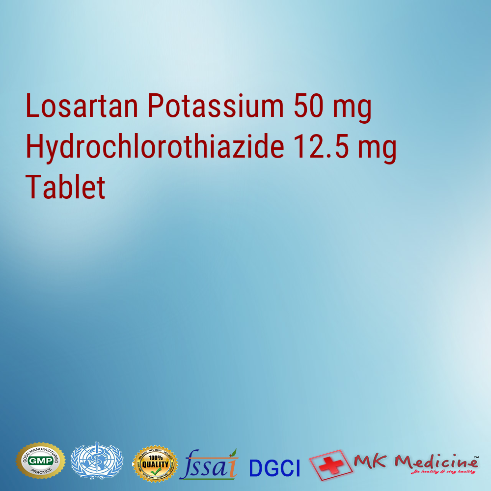 Losartan Potassium 50 mg Hydrochlorothiazide 12.5 mg Tablet