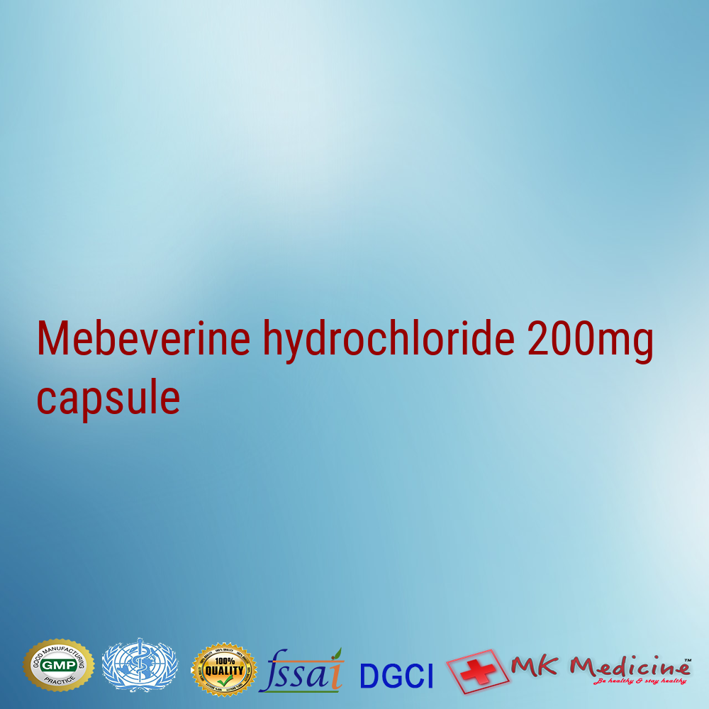 Mebeverine hydrochloride 200mg capsule