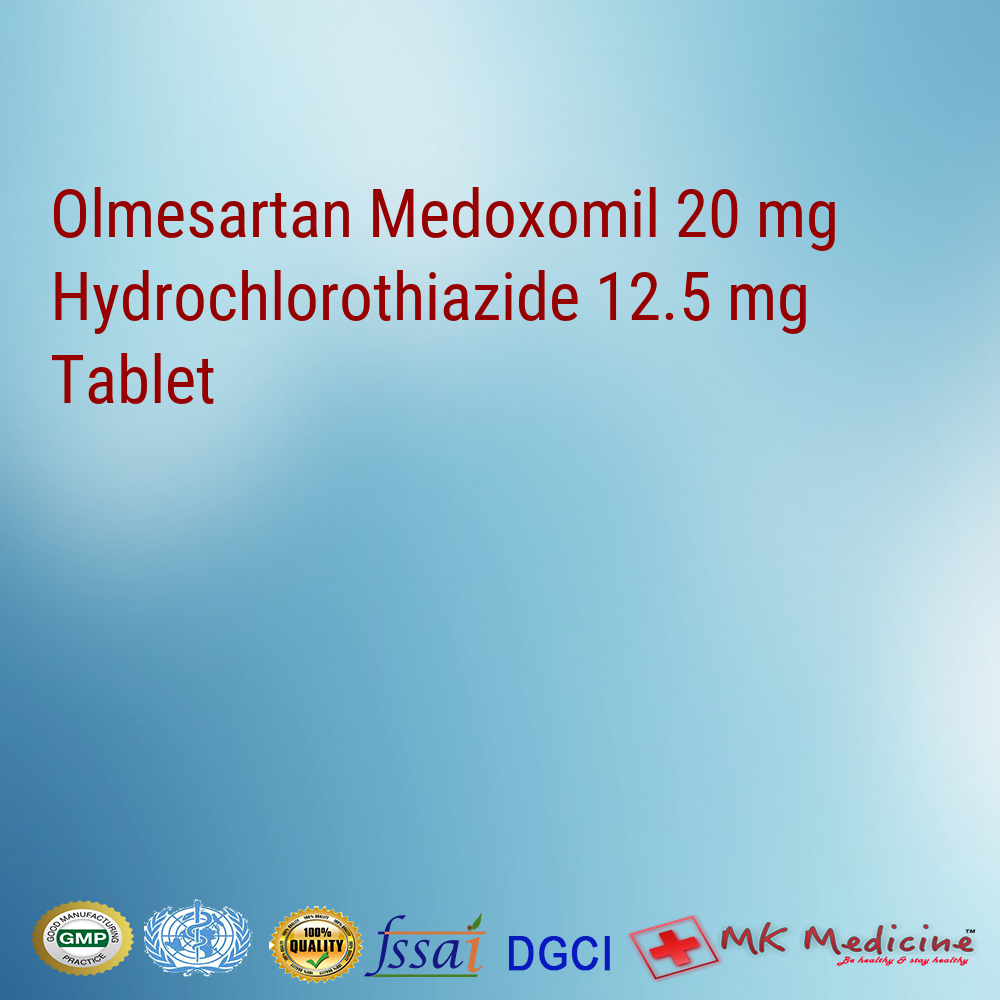 Olmesartan Medoxomil 20 mg Hydrochlorothiazide 12.5 mg Tablet