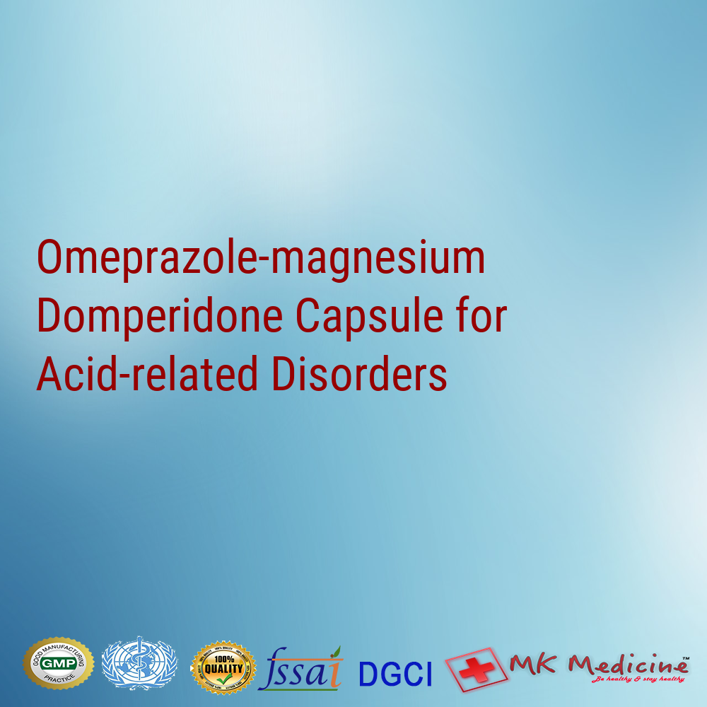 Omeprazole Magnesium IP 20 mg and Domperidone 10 mg Capsule