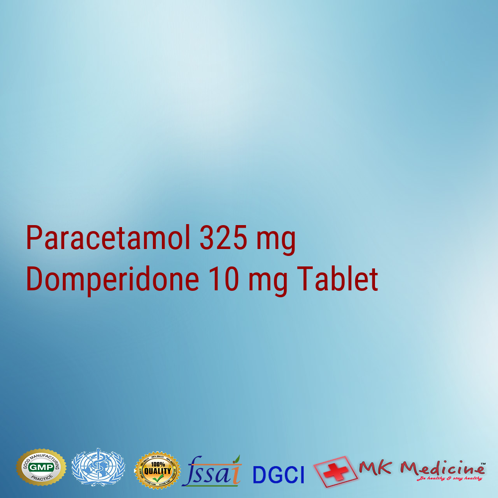 Paracetamol 325 mg  Domperidone 10 mg Tablet