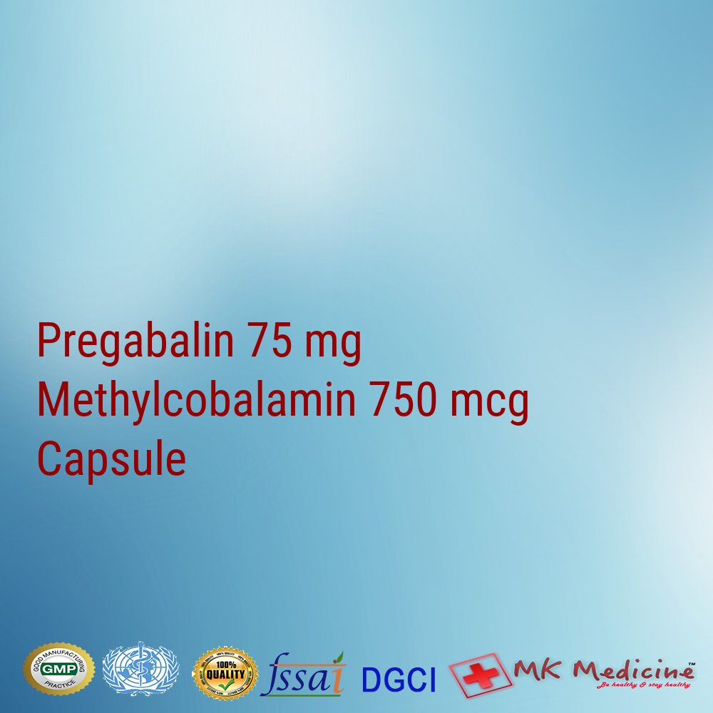 Pregabalin 75 mg  Methylcobalamin 750 mcg Capsule
