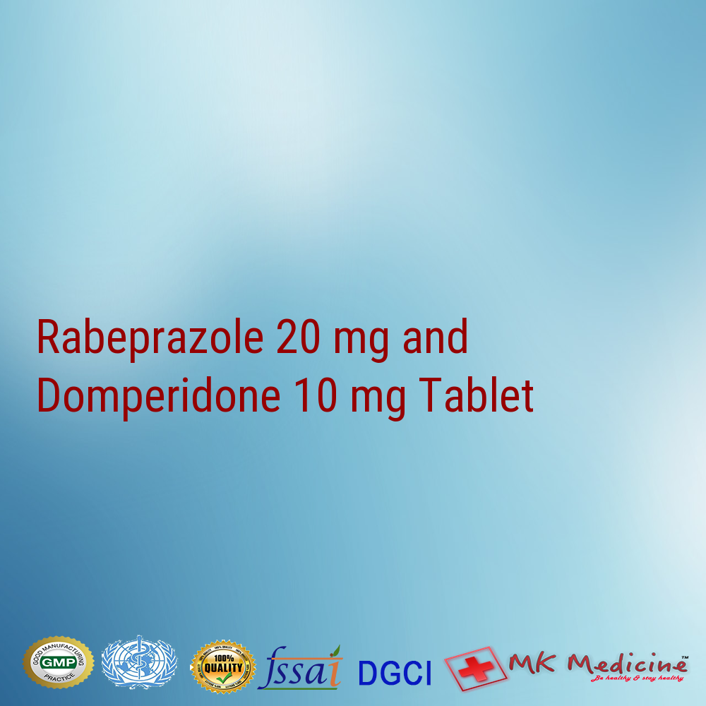 Rabeprazole 20 mg and Domperidone 10 mg Tablet
