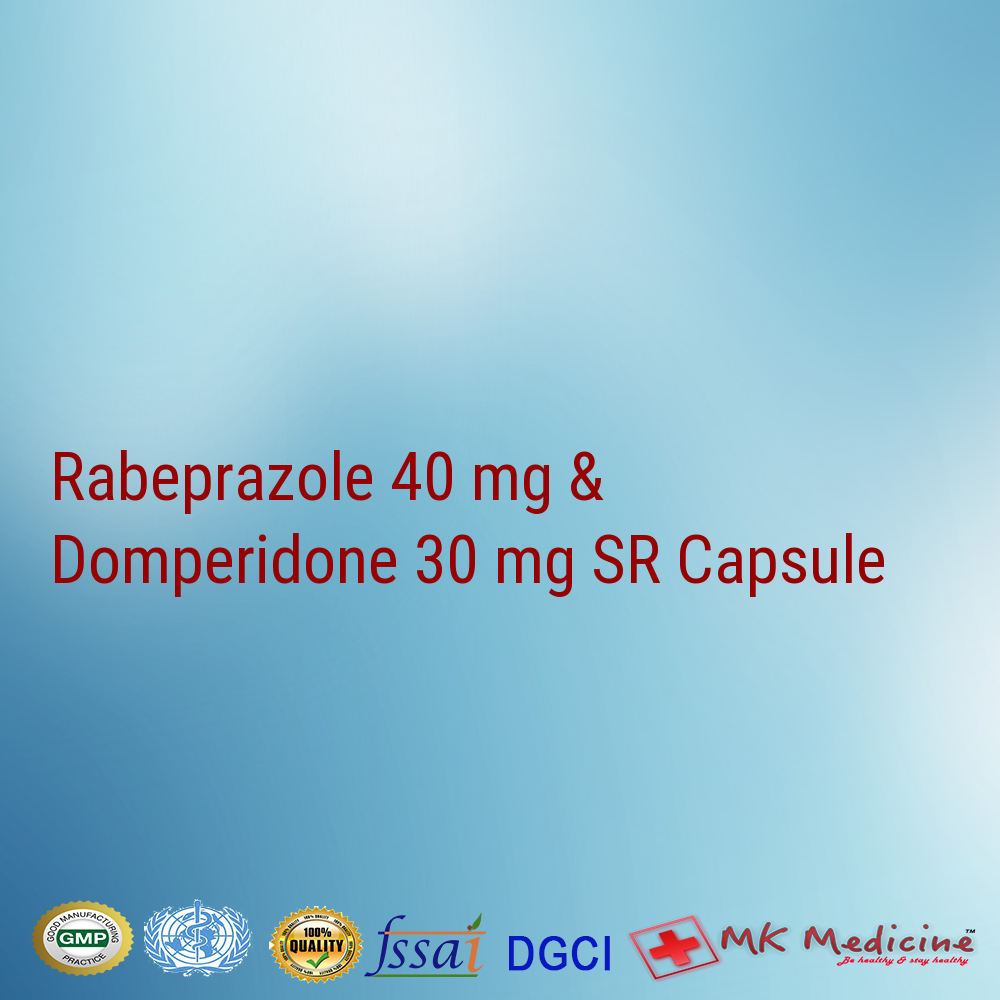 Rabeprazole 40 mg & Domperidone 30 mg SR Capsule