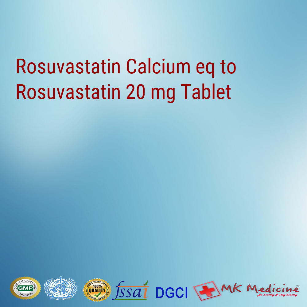Rosuvastatin Calcium eq to Rosuvastatin 20 mg Tablet