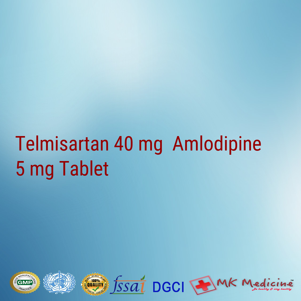 Telmisartan 40 mg  Amlodipine 5 mg Tablet