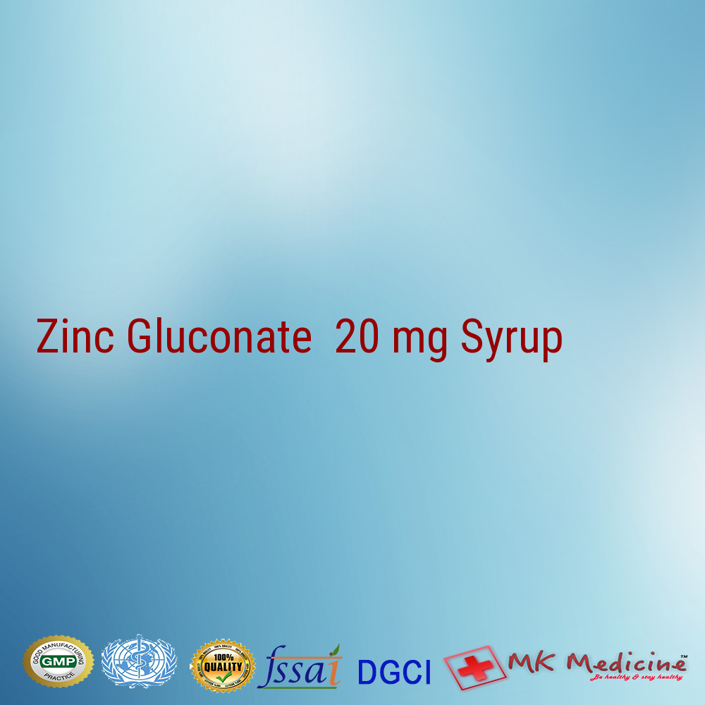 Zinc Gluconate  20 mg Syrup