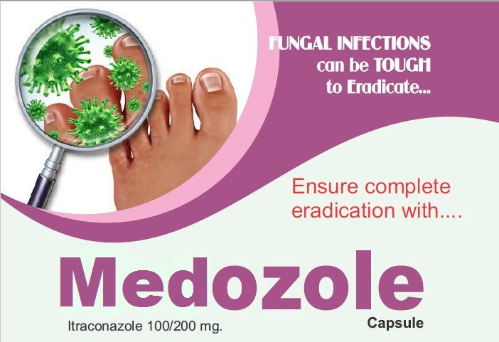Itraconazole 200 mg Capsule for PCD franchise and Third Party manufacturing